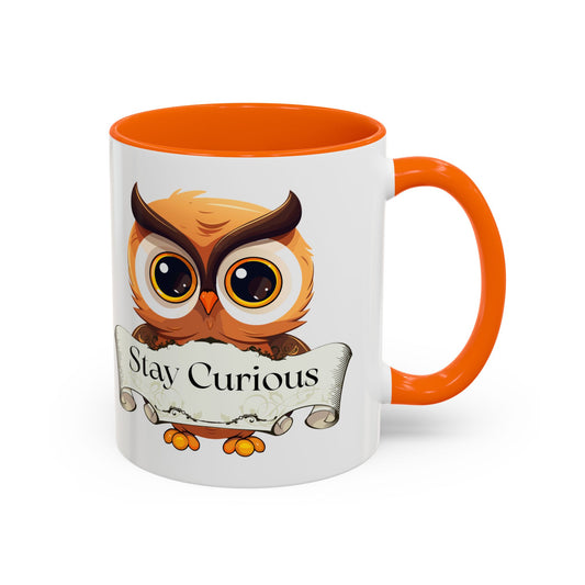 Stay Curious - Coffee Mug - Gift for Book Lovers
