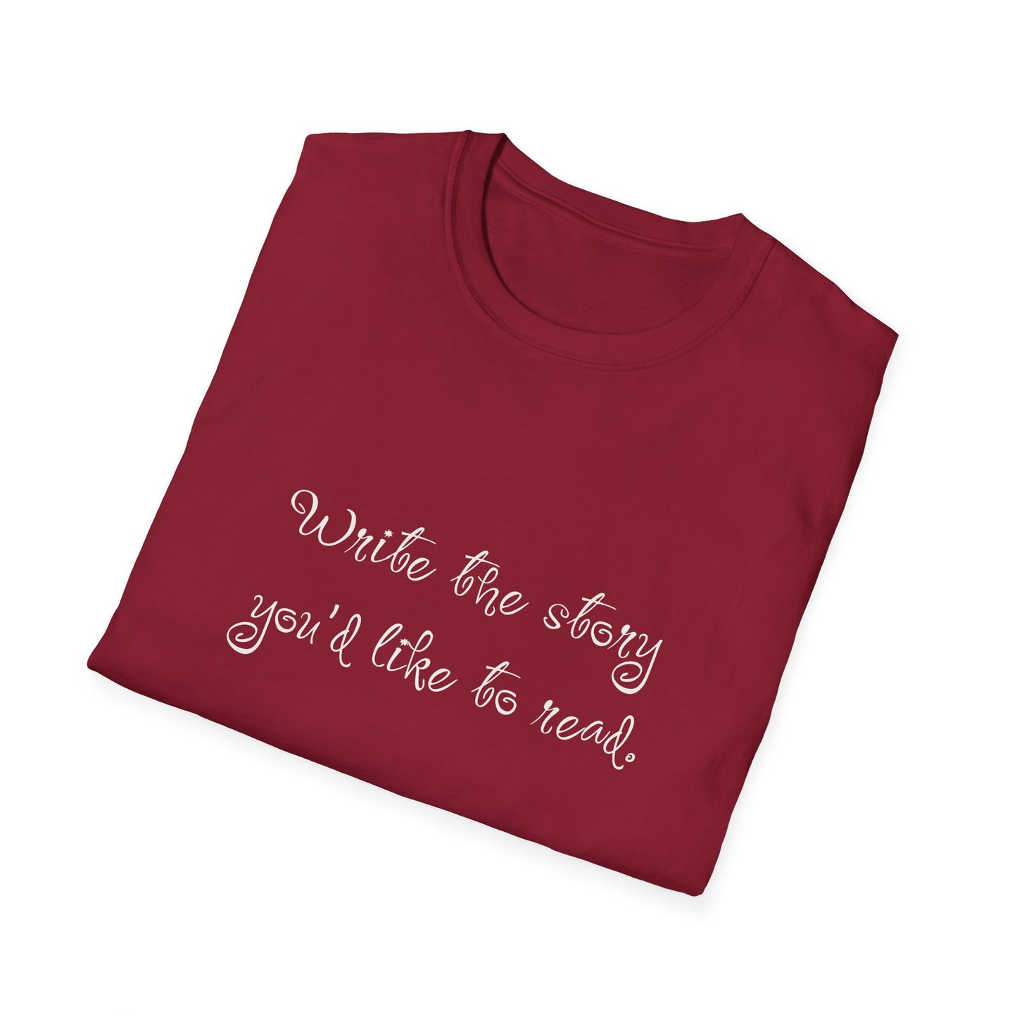 Inspirational Unisex Softstyle T-Shirt - Write the Story