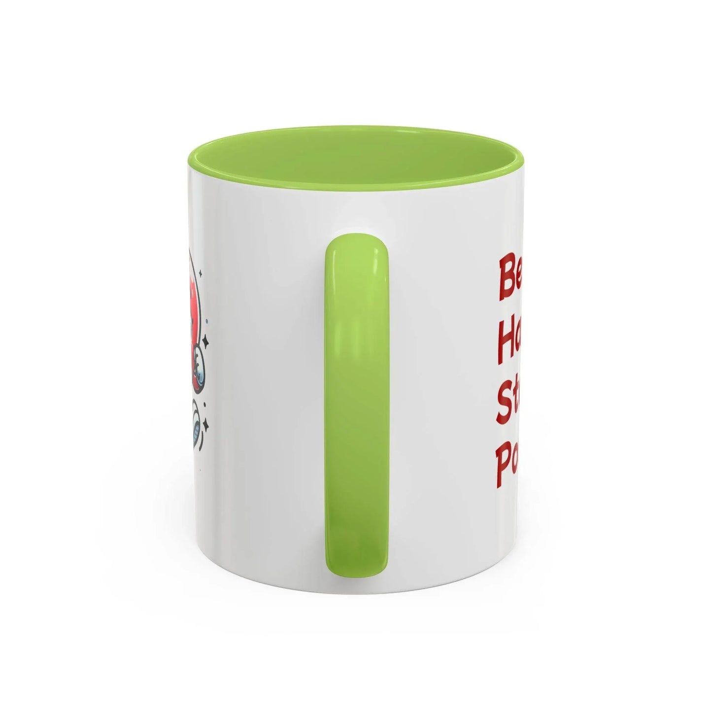 Playful Heart Running Coffee Mug - Cute Gift for Positive Thinkers - The Dreamer's Bookshop.