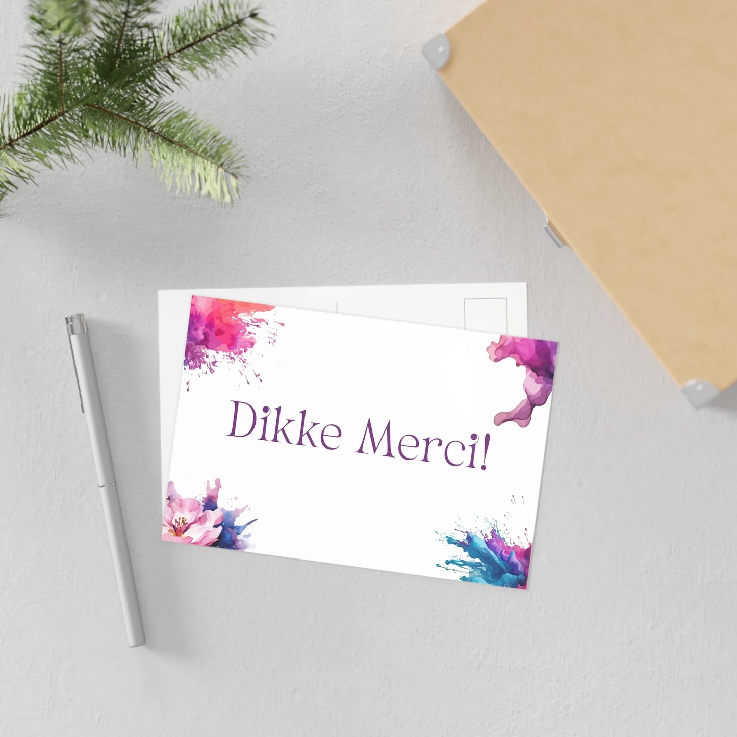 The Dreamer's Bookshop "Dikke Merci" Exclamation Card - The Dreamer's Bookshop.