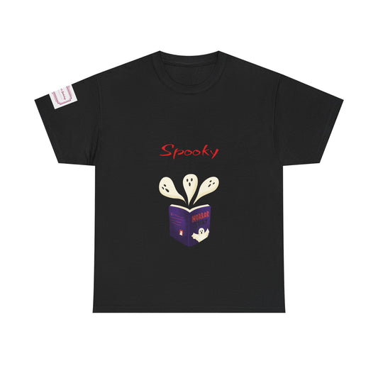 UK - Fiction - Unisex Heavy Cotton Tee - Spooky Books