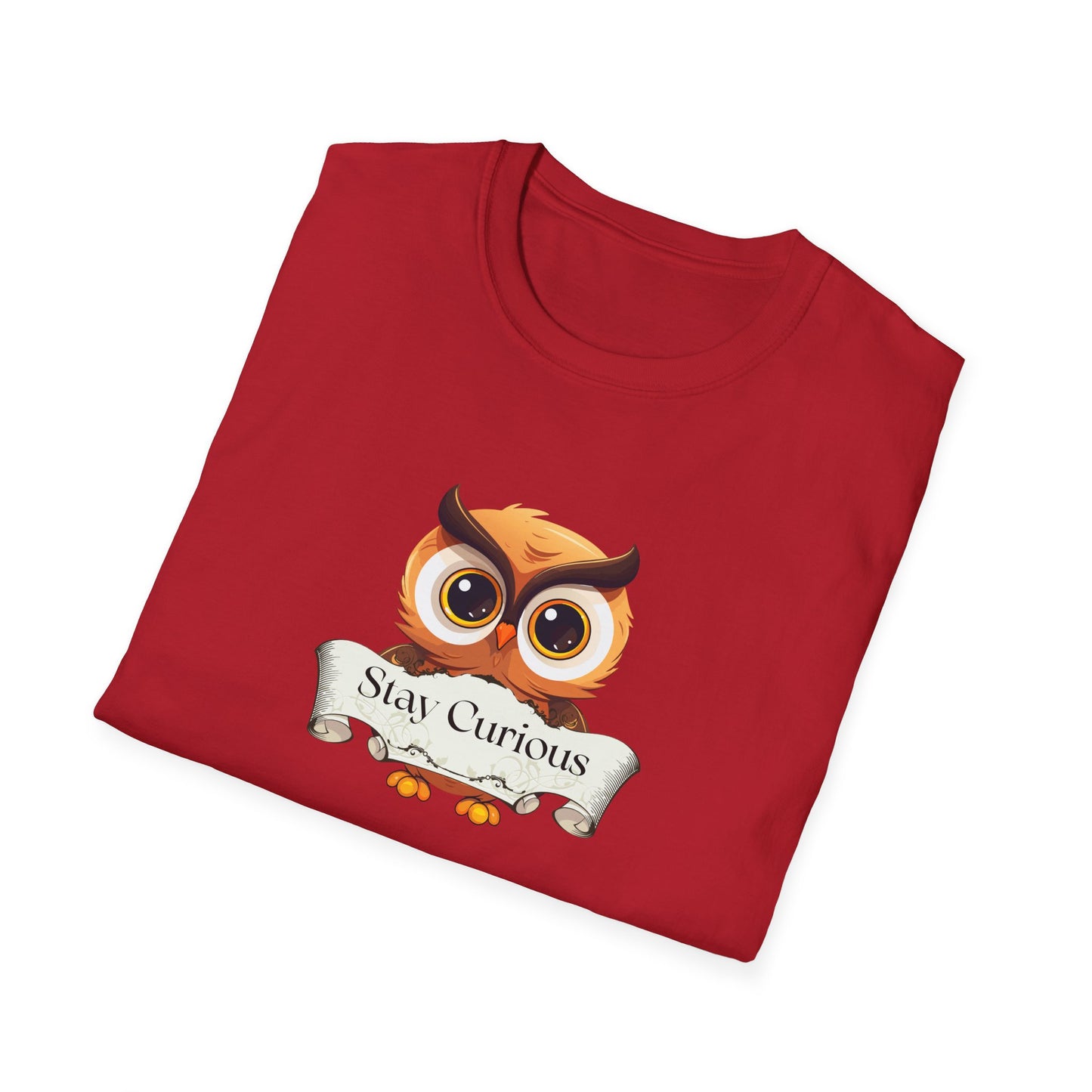Inspirational Unisex Softstyle T-Shirt - Stay Curious