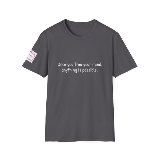 Unisex Softstyle T-Shirt - Poetical "Once you Free" Bookaddict
