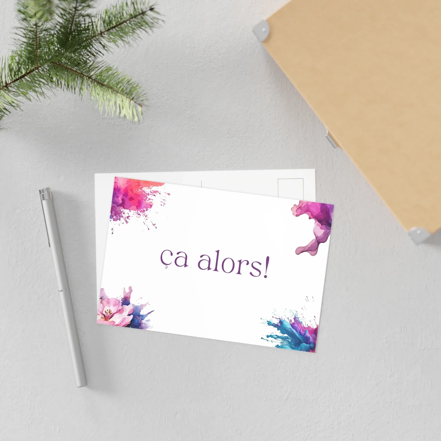 The Dreamer's Bookshop "ça alors" Exclamation Card - The Dreamer's Bookshop.