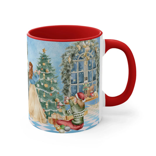 Christmas Tree Decoration Coffee Mug - 11oz tis the Season - The Dreamer's Bookshop.