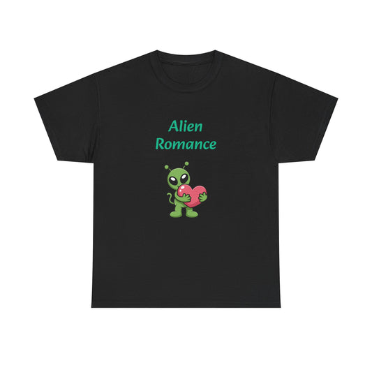 Sci-Fi - Graphic Tee - Unisex Heavy Cotton T-Shirt Alien Romance Books