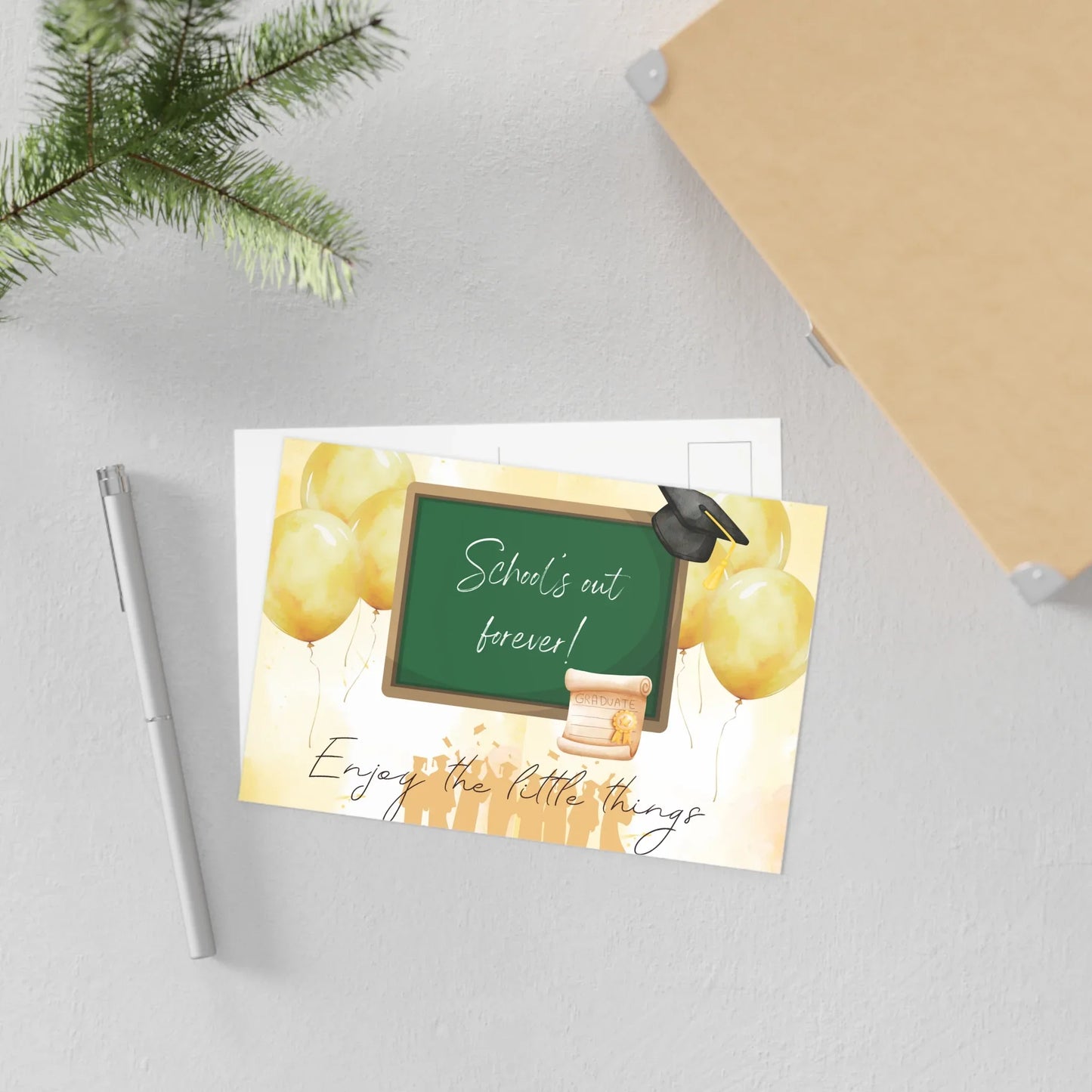 The Dreamer's Bookshop "Graduation" Enjoy the Little Things Card - The Dreamer's Bookshop.