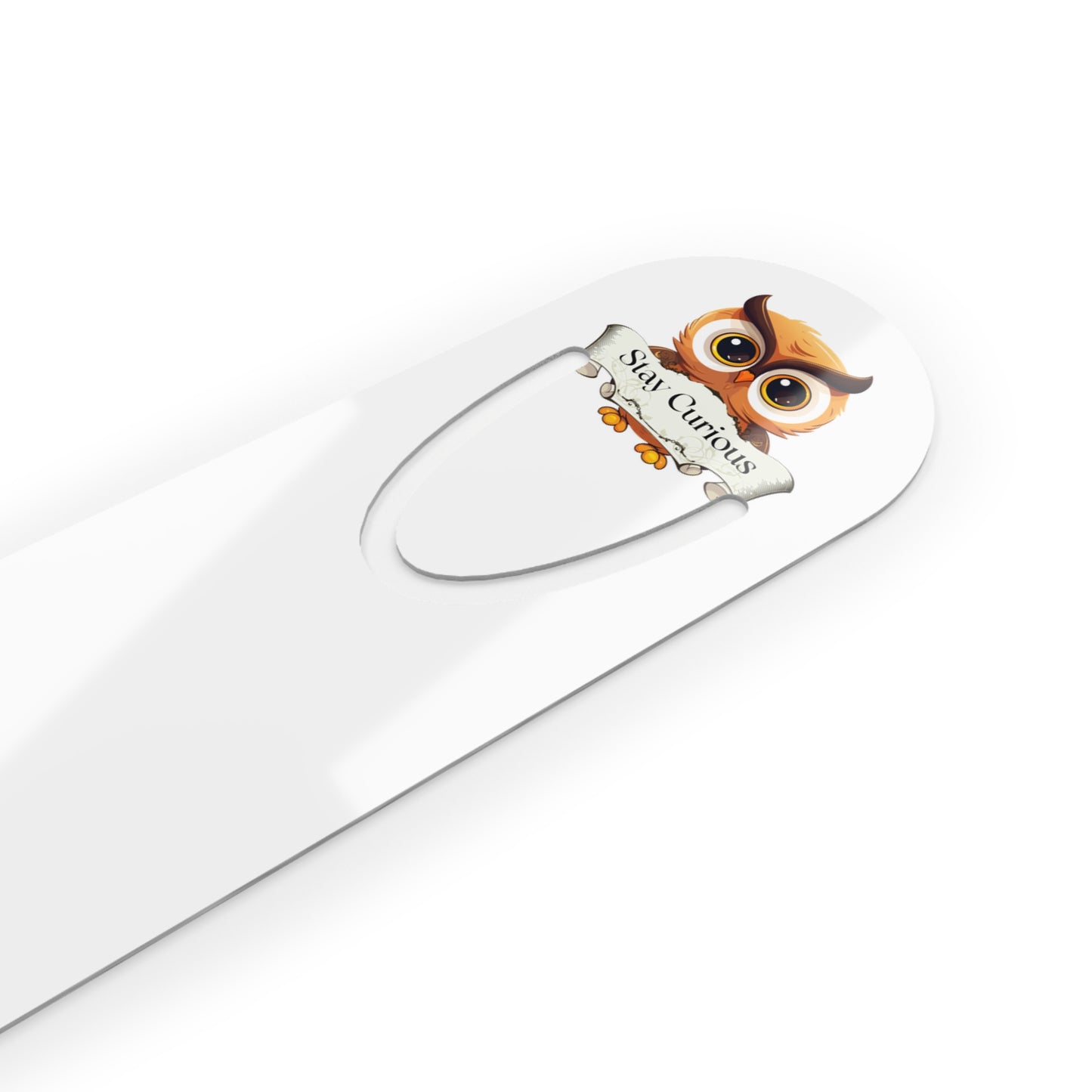 Stylish Stainless Steel Bookmark - Stay Curious