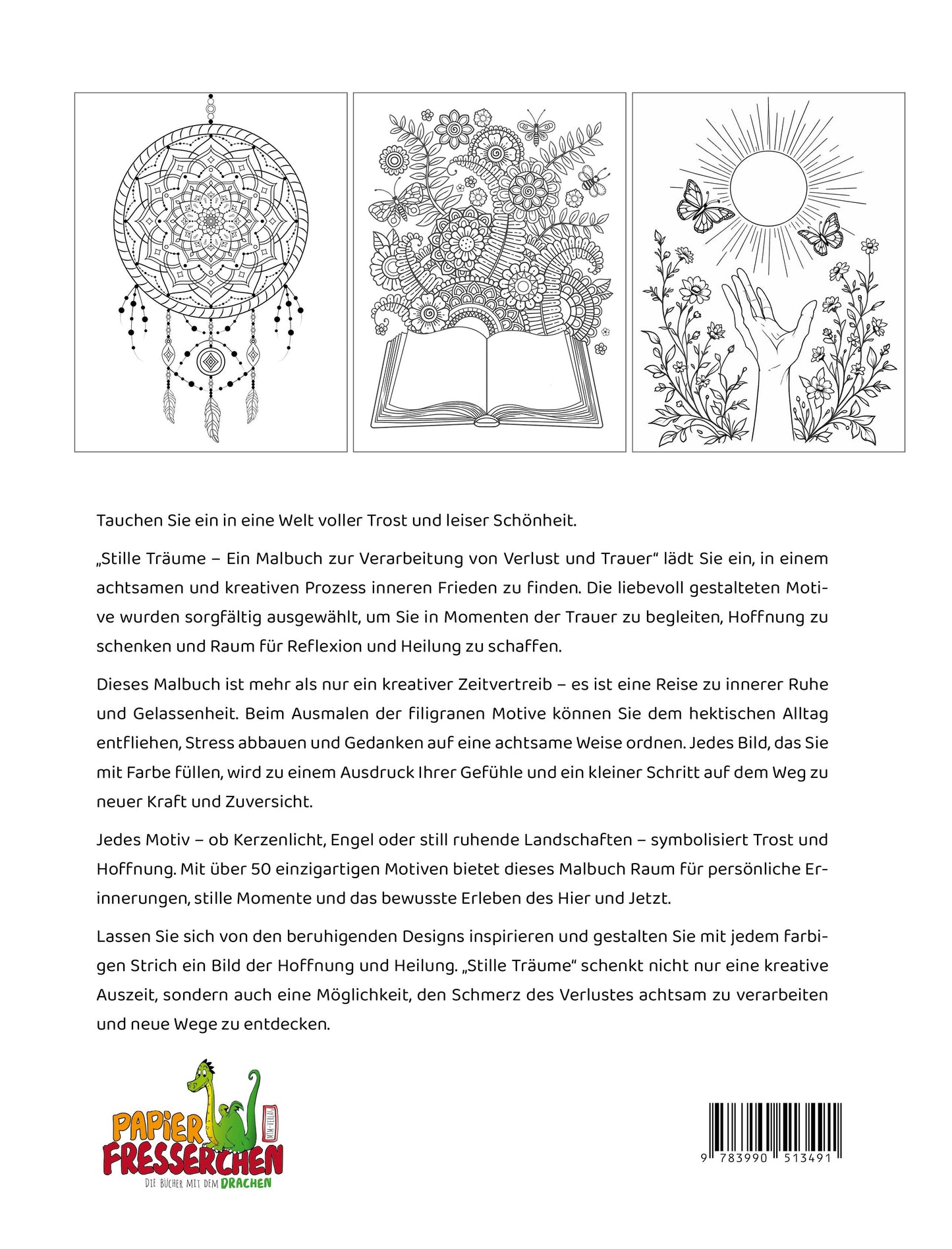 Silent Dreams - a coloring book for processing loss