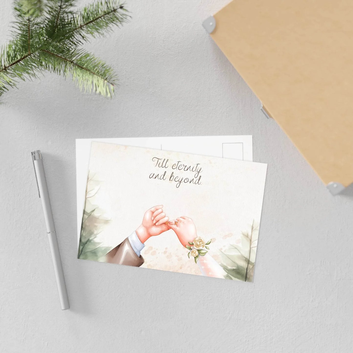 The Dreamer's Bookshop Cute "Beyond" Wedding Card - The Dreamer's Bookshop.
