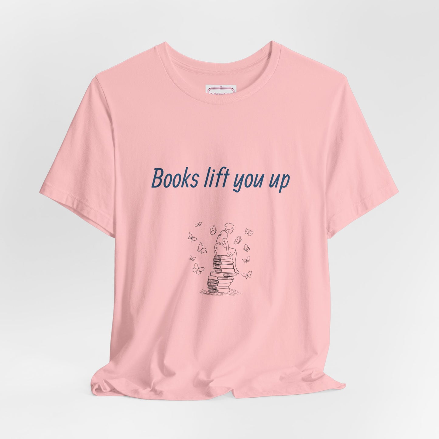 Inspirational Unisex T-shirt - Books Lift You Up