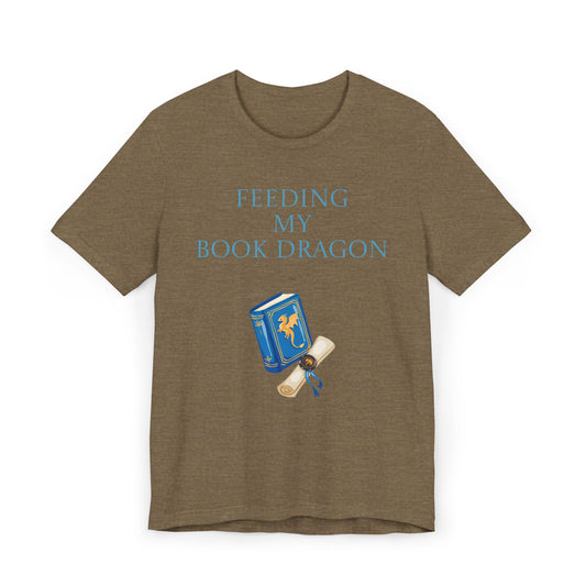 Unisex Jersey T-Shirt - Book Dragon