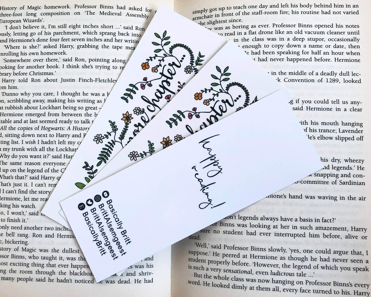 Basically Britt - Just One More Chapter Bookmark - The Dreamer's Bookshop.