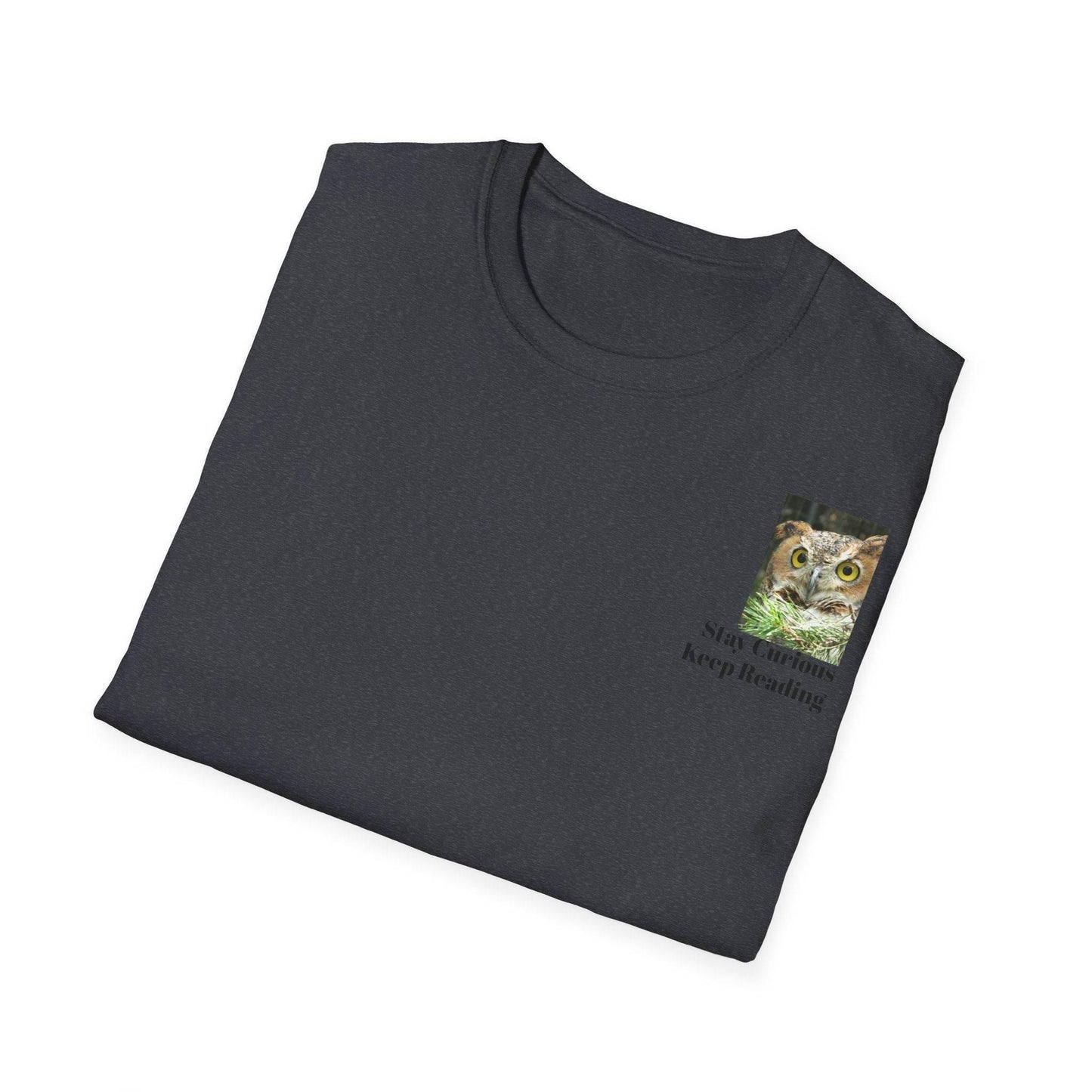 Inspirational Unisex Softstyle T-Shirt - 'Keep Breathing' Motivational Design - The Dreamer's Bookshop.