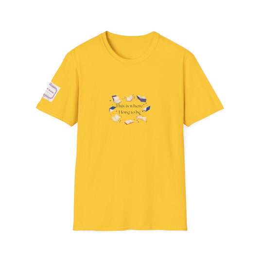 Inspirational Unisex Softstyle T-Shirt - Where I Long to Be
