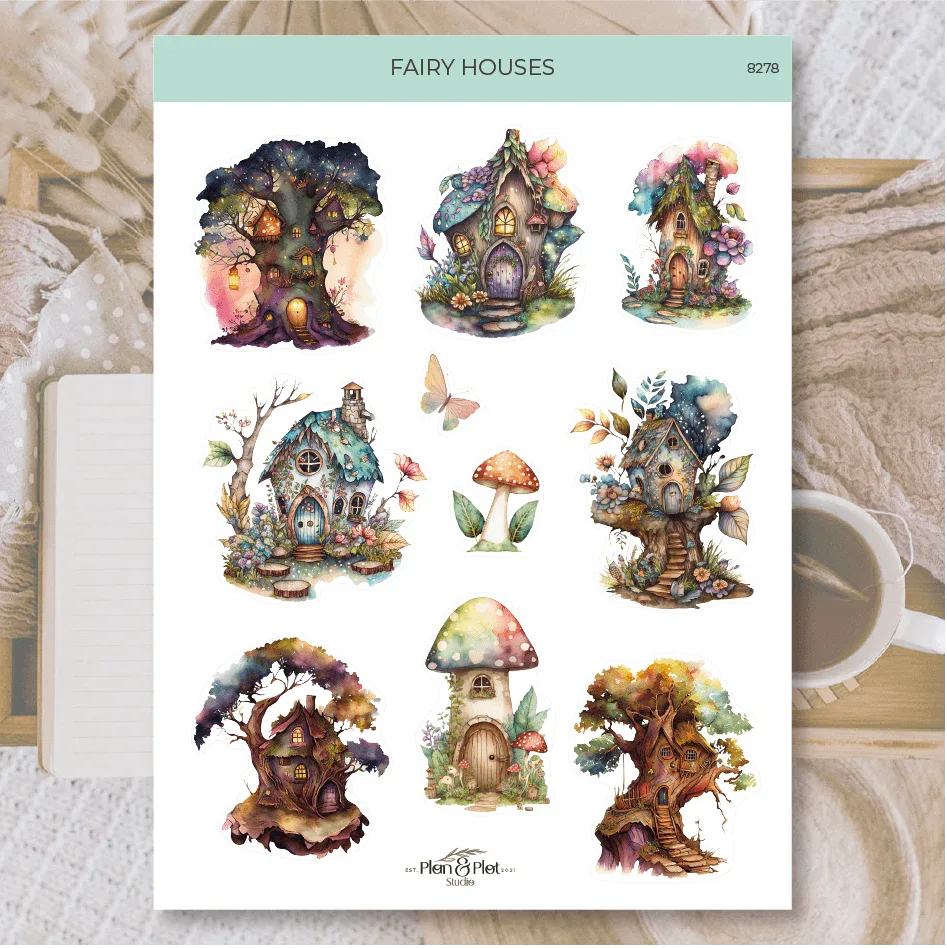 Plan & Plot Studio - Sprookjeshuizen | Stickers - The Dreamer's Bookshop.