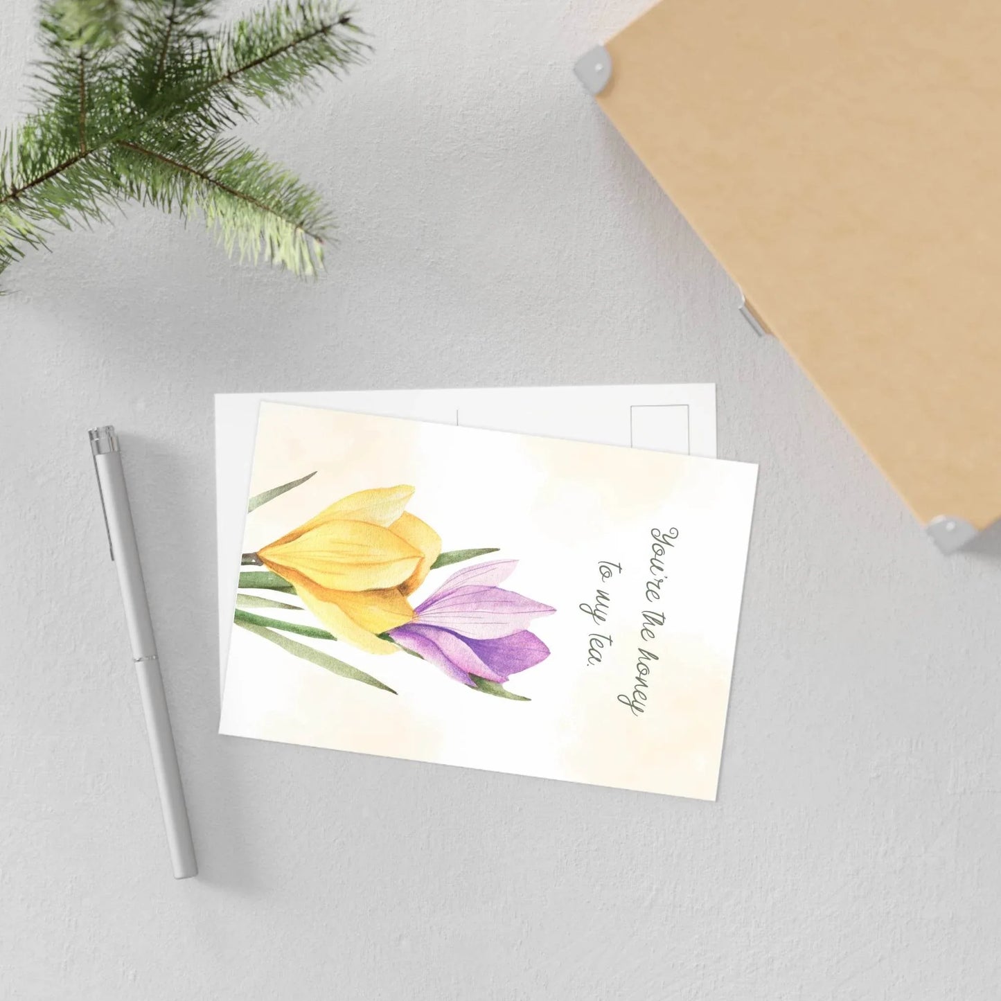 The Dreamer's Bookshop Affection "You're the Honey" Art Print Card - The Dreamer's Bookshop.