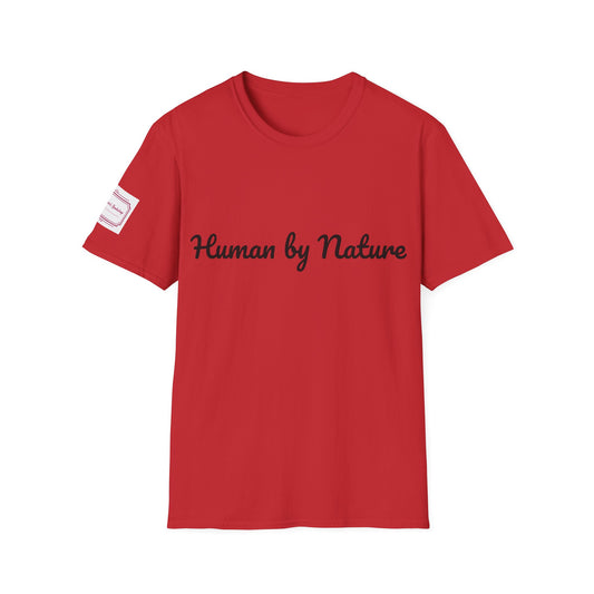 Unisex T-Shirt - "Human by Nature" for Book Lovers