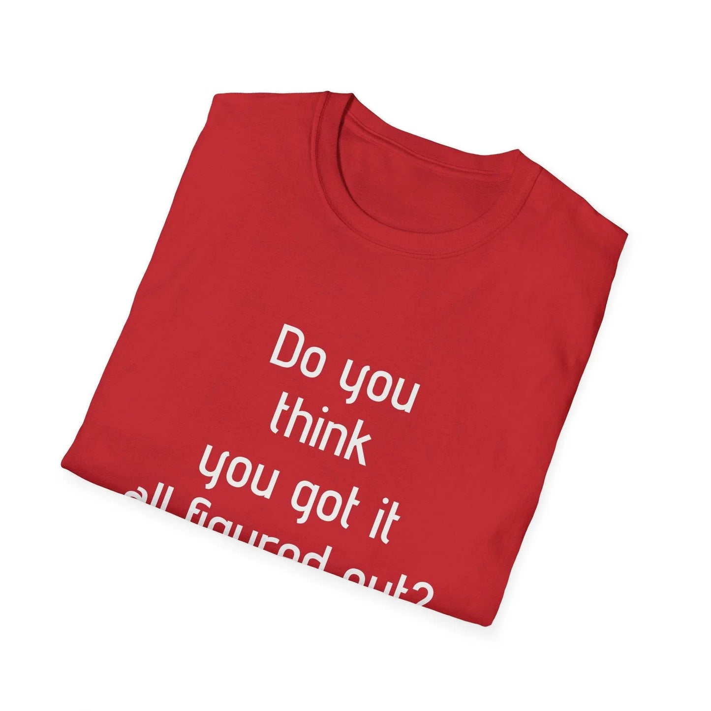 Unisex Softstyle T-Shirt - 'Think Again' - The Dreamer's Bookshop.
