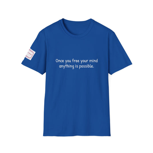 Unisex Softstyle T-Shirt - 'Once you Free' Poetical