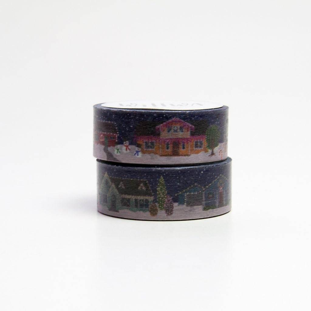 Willwa - Christmas Village Washi Tape - The Dreamer's Bookshop.
