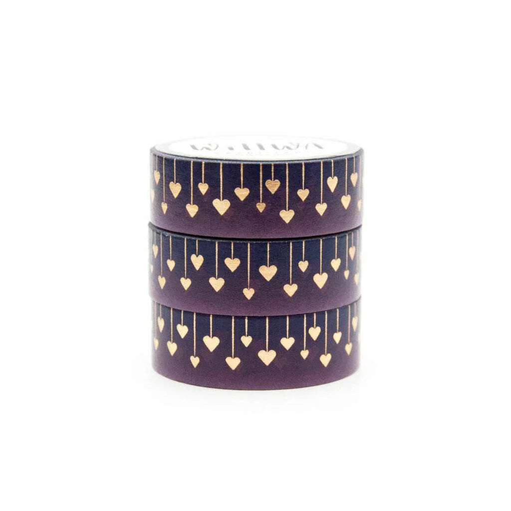 Willwa - Heart Strings Washi Tape - The Dreamer's Bookshop.