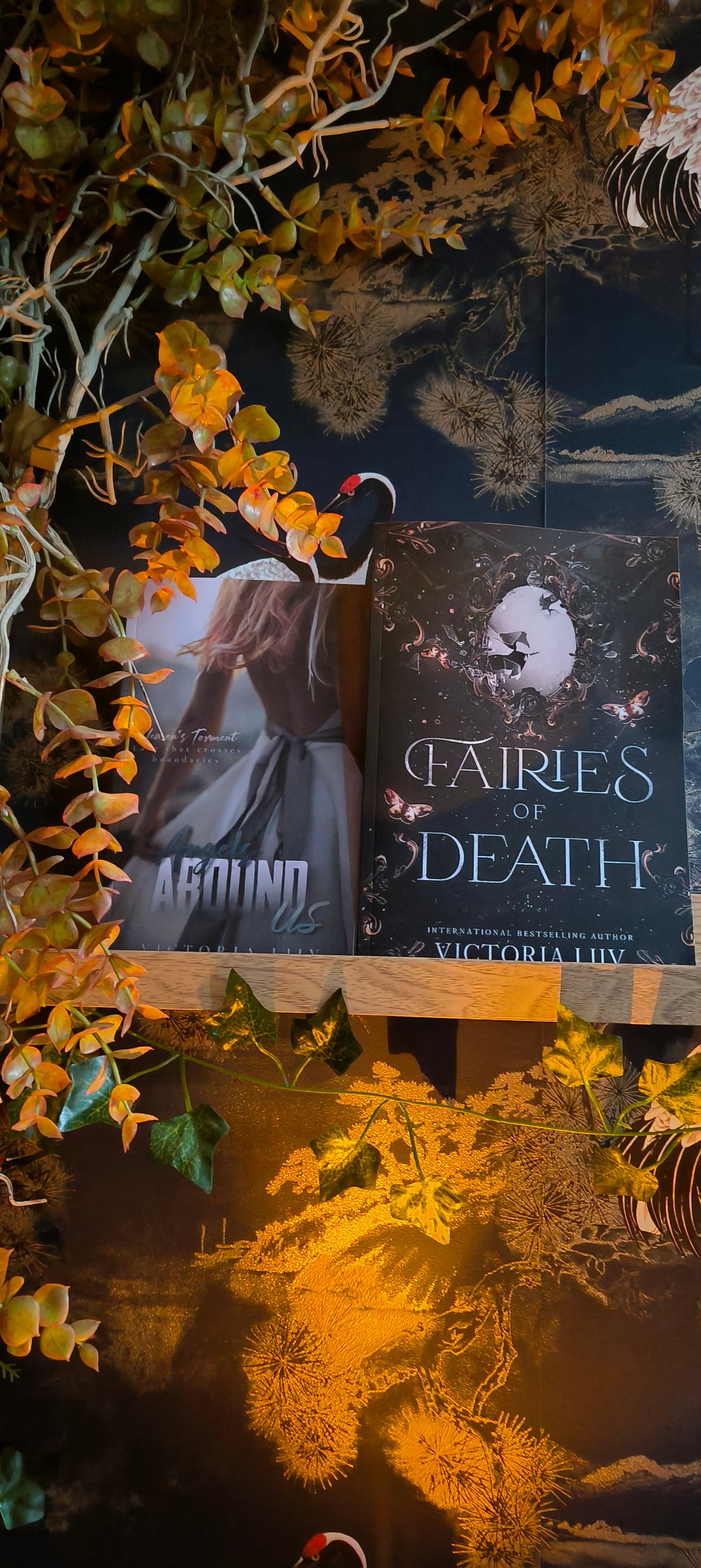 Two books: Angels around us; Fairies of Death.