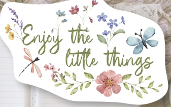 Plan & Plot Studio - Enjoy the Little Things| Die Cut sticker