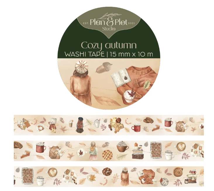 Plan & Plot Studio - Cozy Autumn | Washi tape