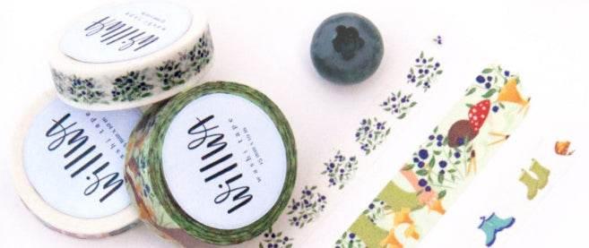 Willwa - The Forest Collection Washi Tape - The Dreamer's Bookshop.