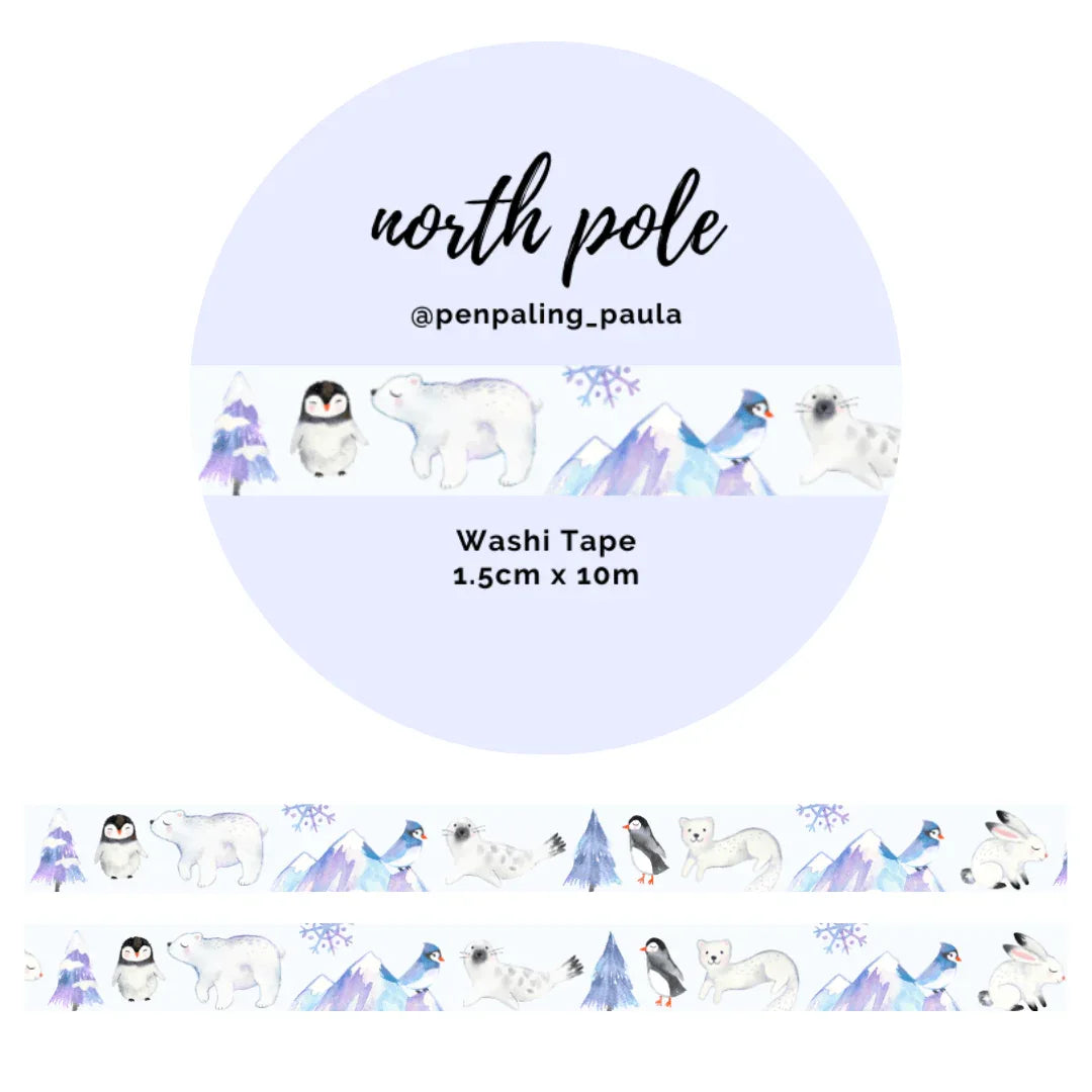 Penpaling Paula - Noordpool - Washi Tape - The Dreamer's Bookshop.