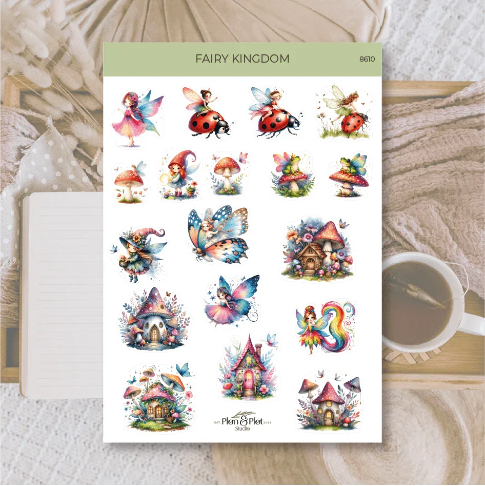 Plan & Plot Studio - Sprookjesrijk - stickers - The Dreamer's Bookshop.