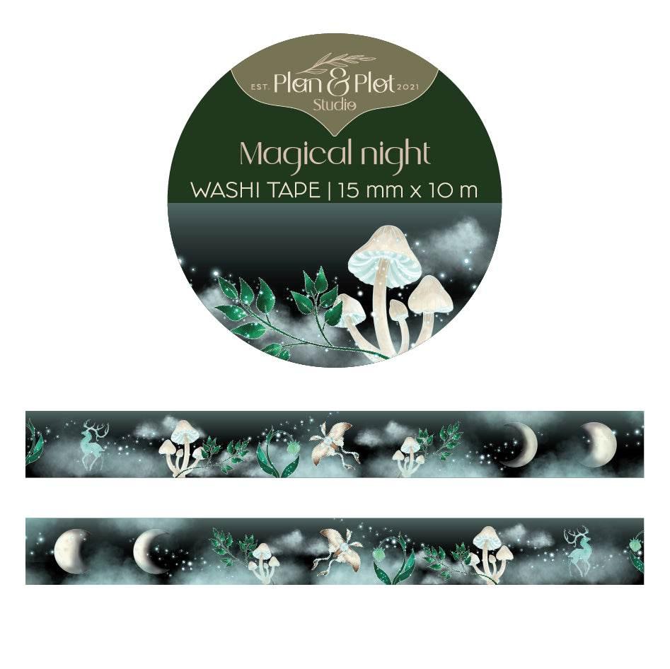 Plan & Plot Studio - Magische avond | Washi tape - The Dreamer's Bookshop.