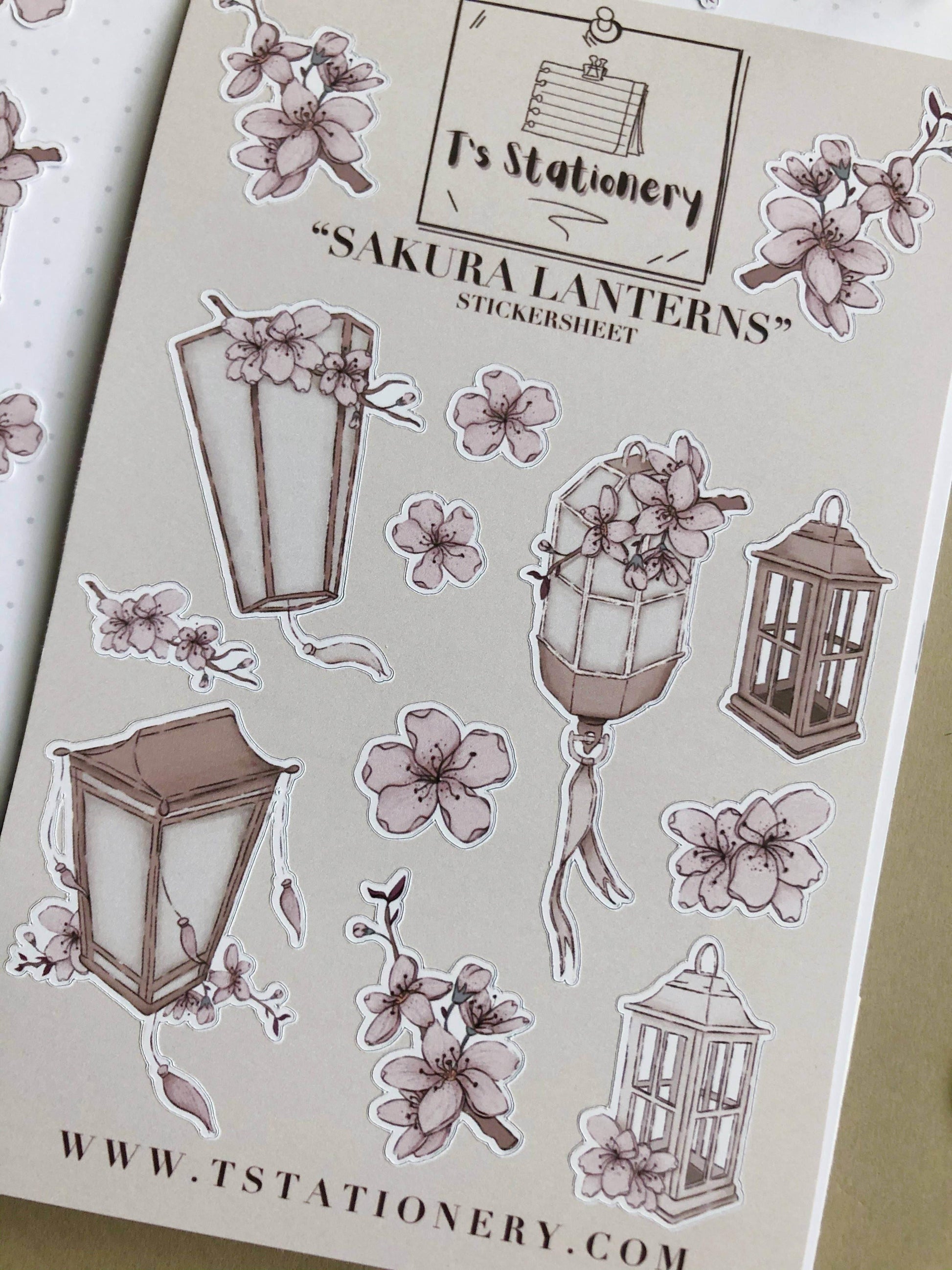 T's Stationery - „Sakura-lantaarns” - The Dreamer's Bookshop.