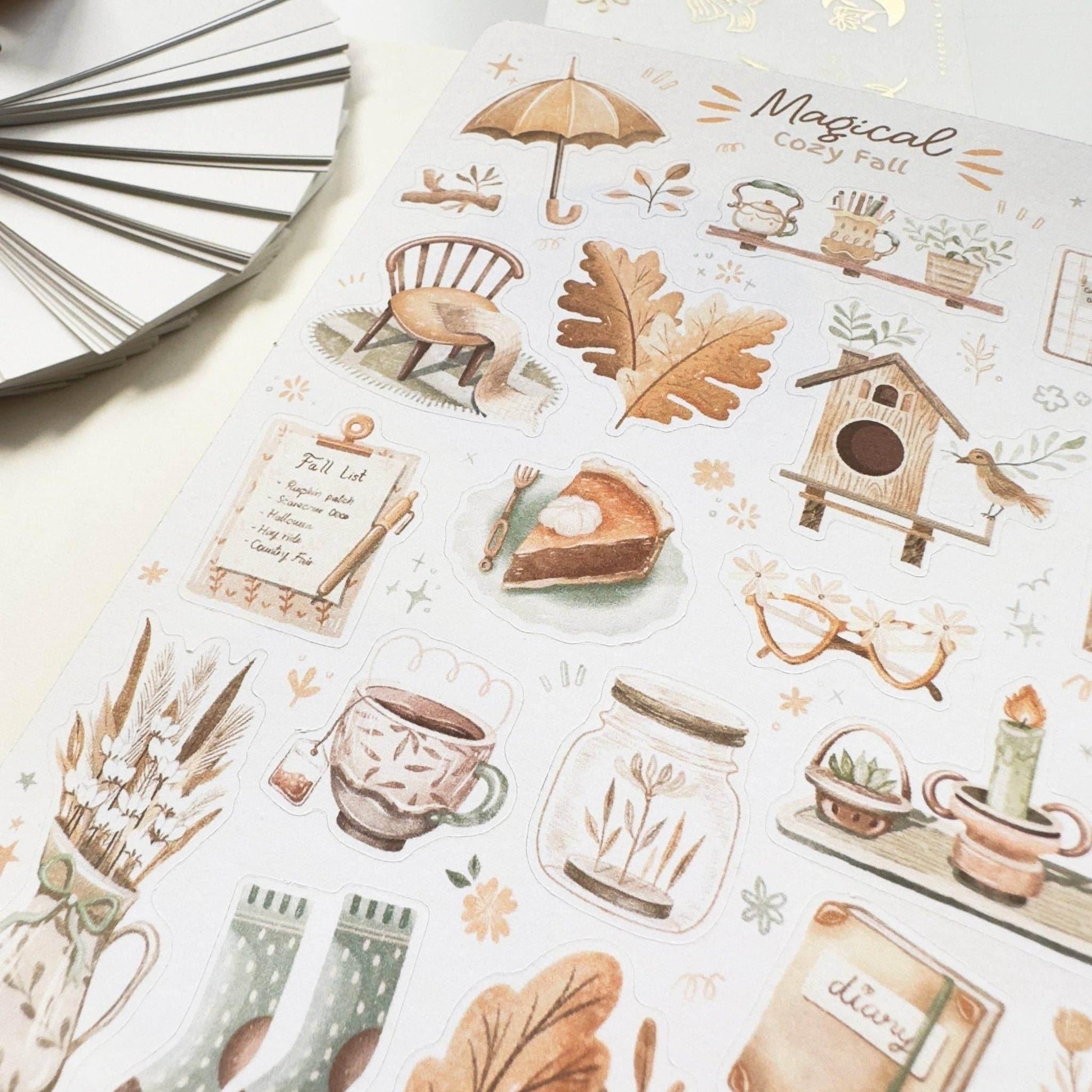 LETTOOn - Stickervel - Magical Cosy Fall - The Dreamer's Bookshop.