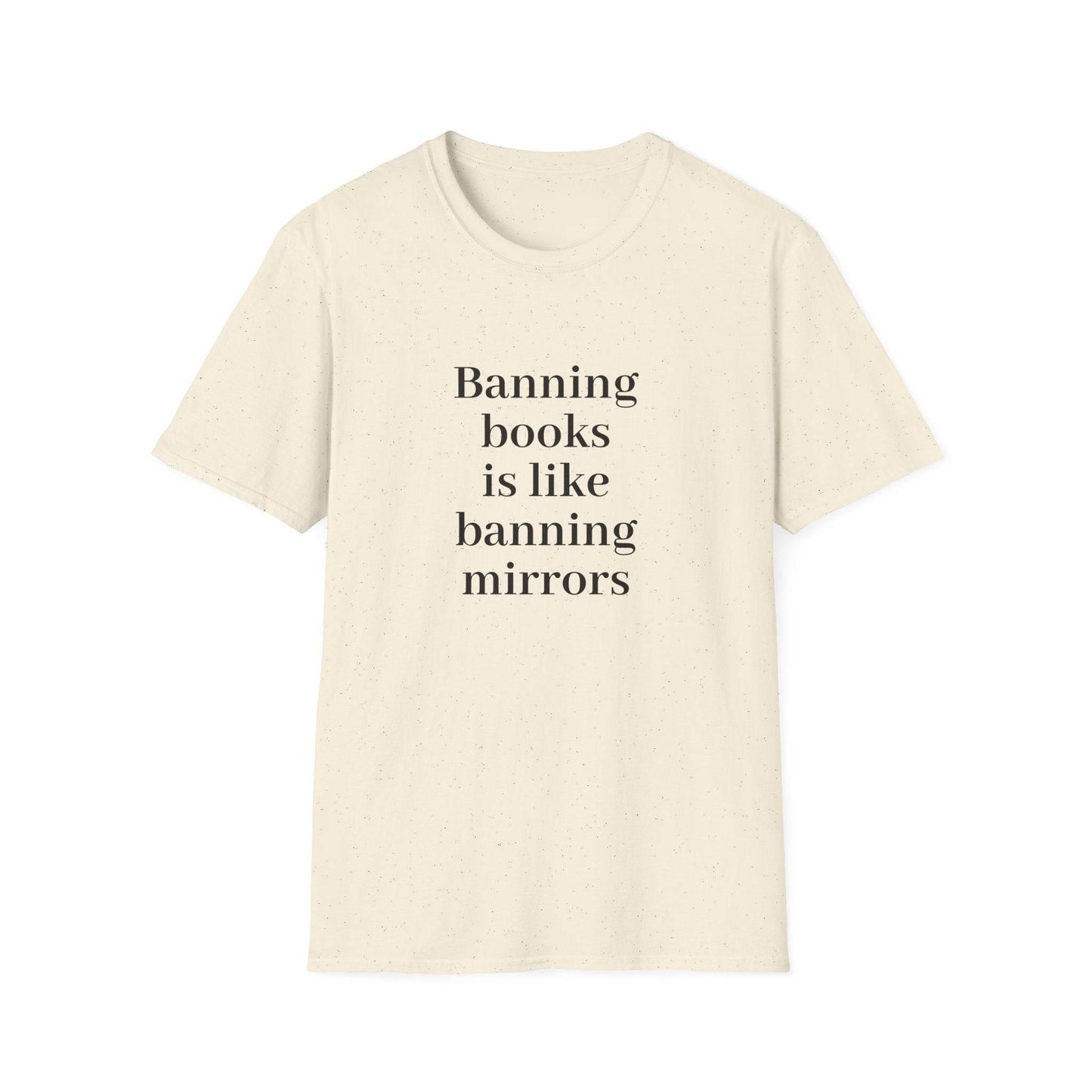Unisex Softstyle T-Shirt - 'Banning Books' - The Dreamer's Bookshop.