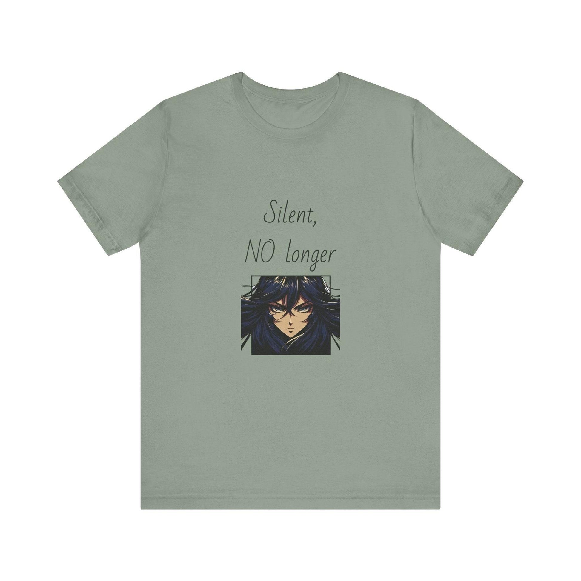 Fierce Survivor Unisex Short Sleeve Tee - Silent, NO longer - The Dreamer's Bookshop.