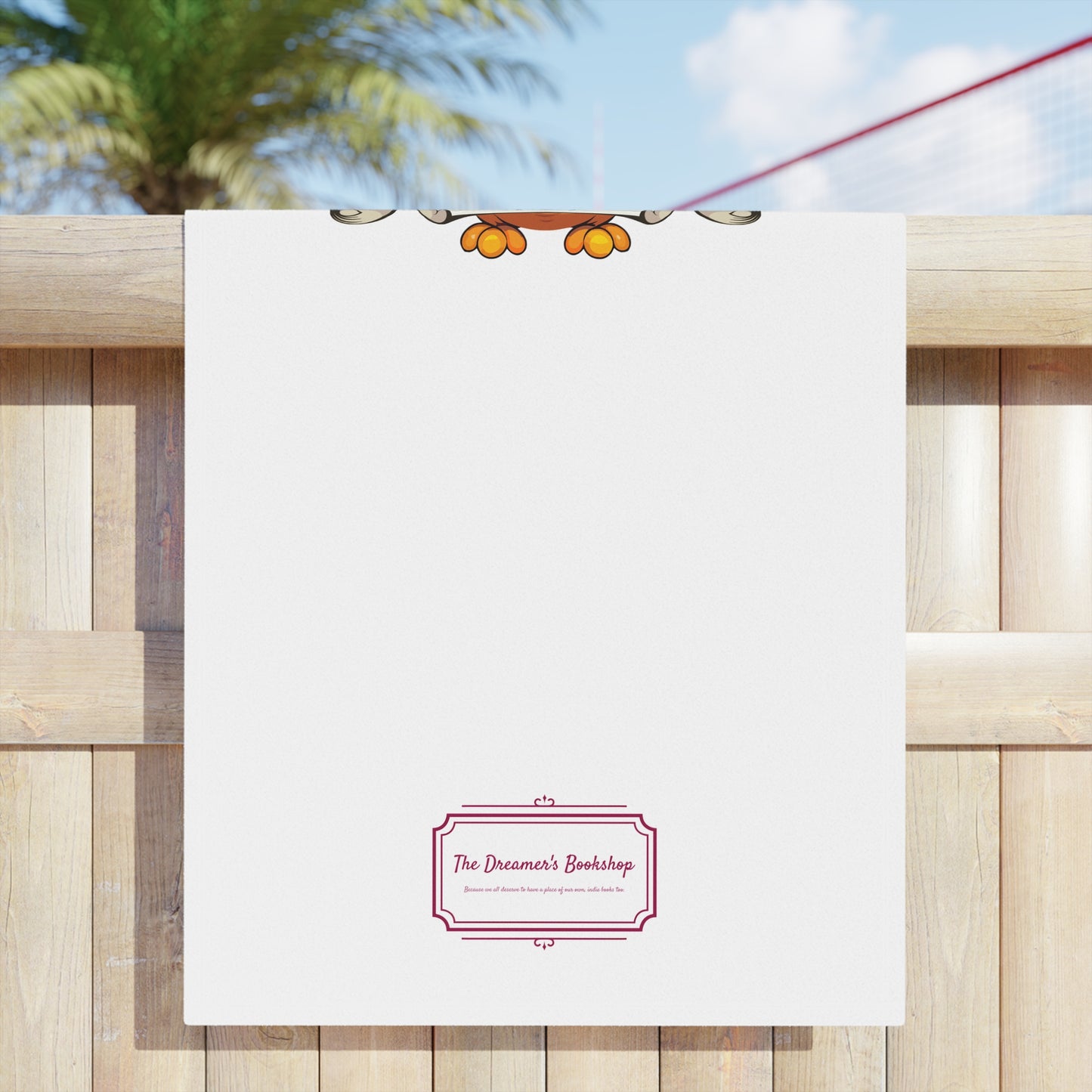 Literary Beach Towel - Book Lovers "Stay Curious"