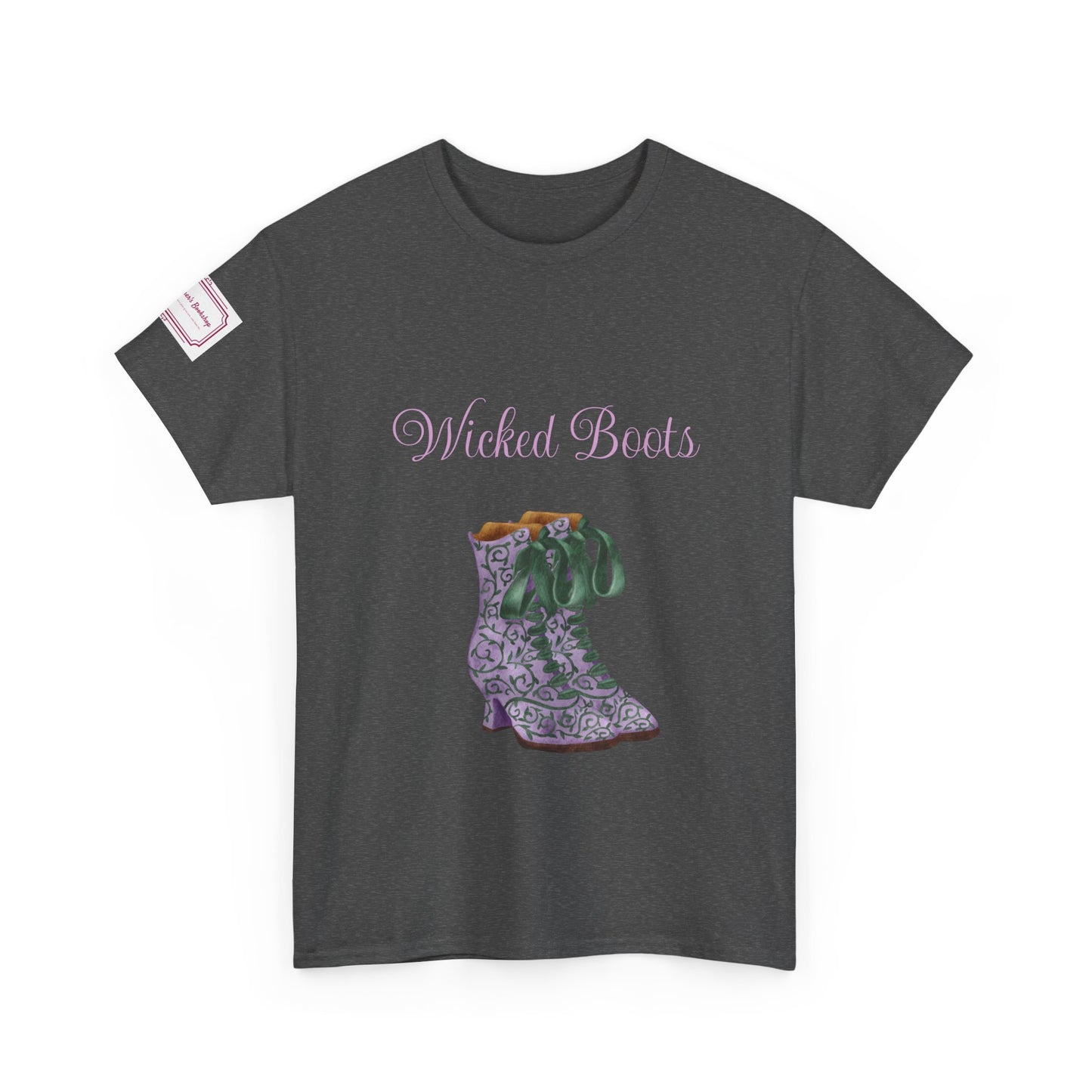 US (Ww) Wicked Boots Graphic Unisex Heavy Cotton Tee