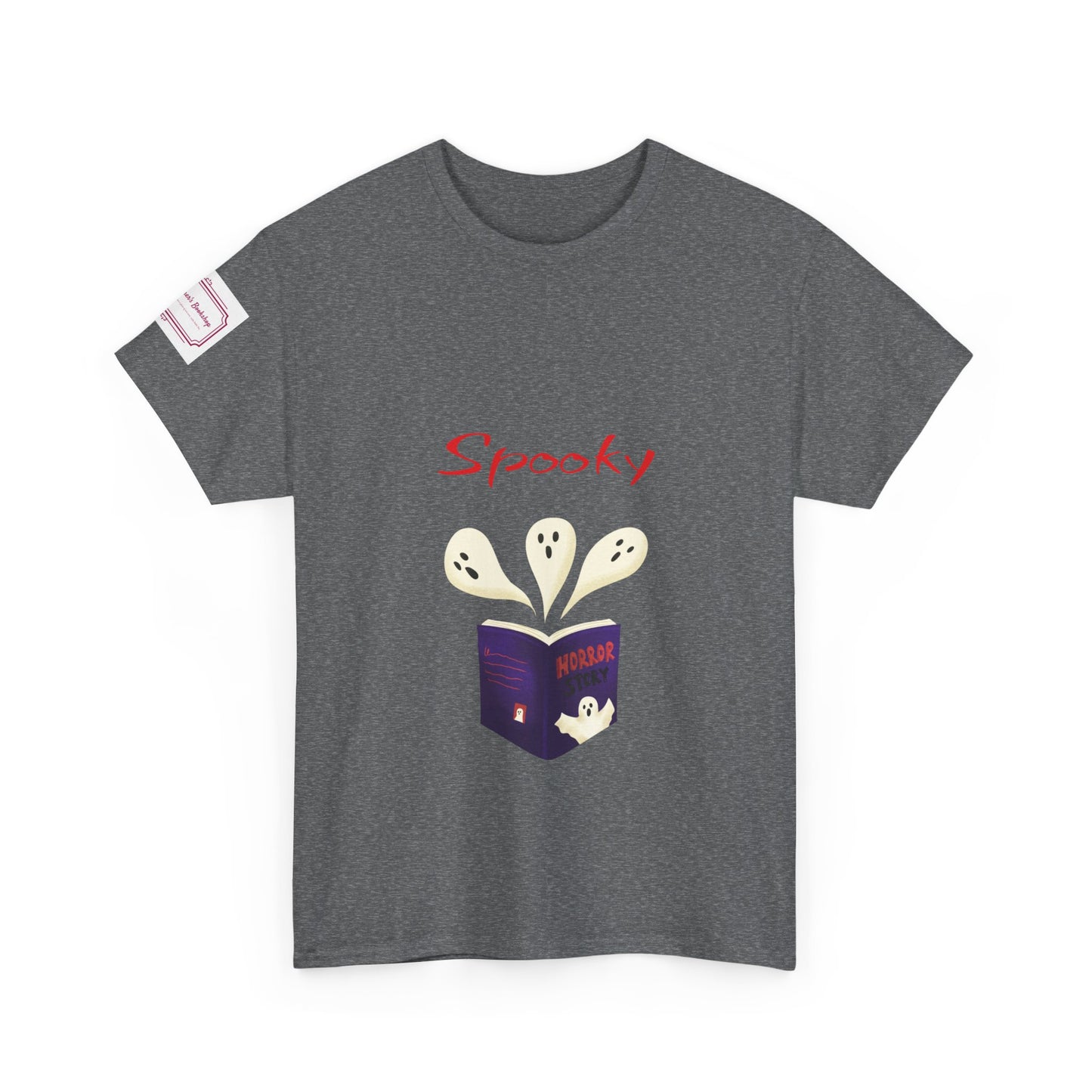 AU - Fiction - Unisex Heavy Cotton Tee - Spooky Books
