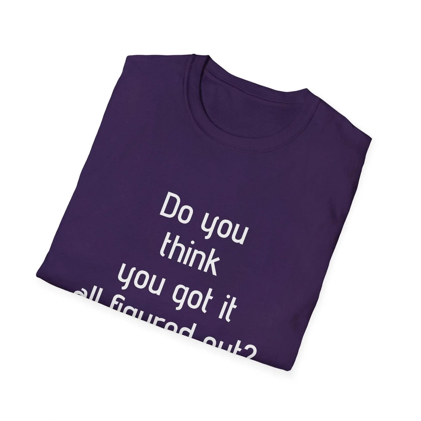Unisex Softstyle T-Shirt - 'Think Again' - The Dreamer's Bookshop.