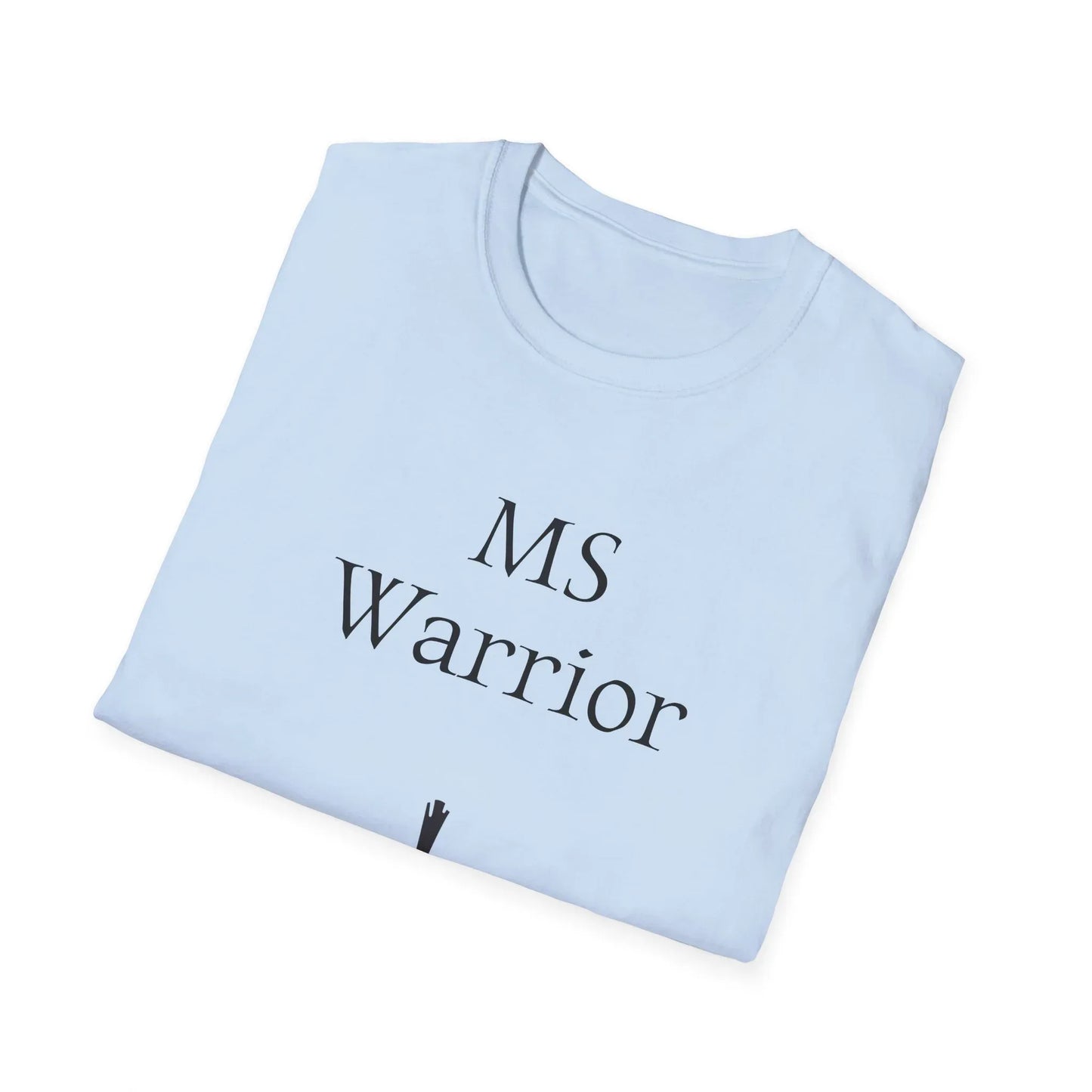 M.S. Warrior Unisex Softstyle T-Shirt - Empowering Battle for Women's Health - The Dreamer's Bookshop.