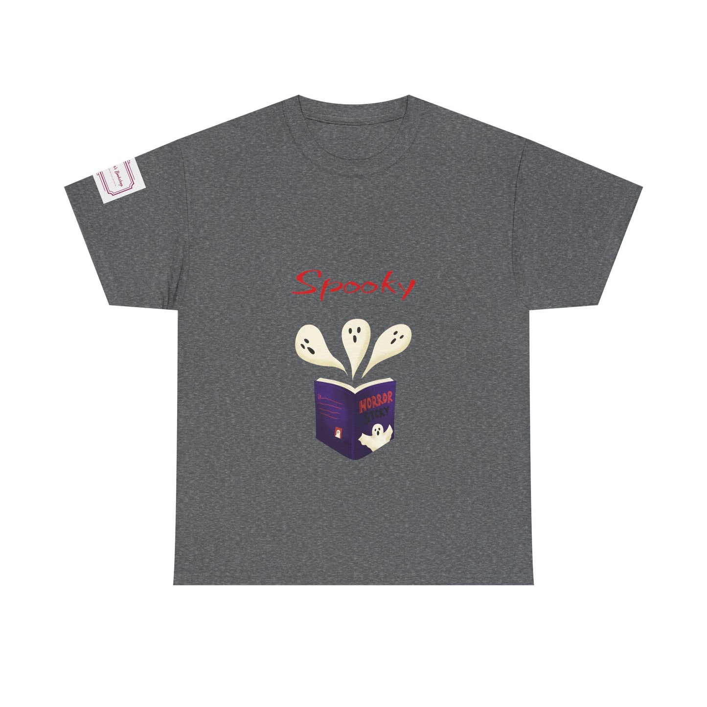 AU - Fiction - Unisex Heavy Cotton Tee - Spooky Books