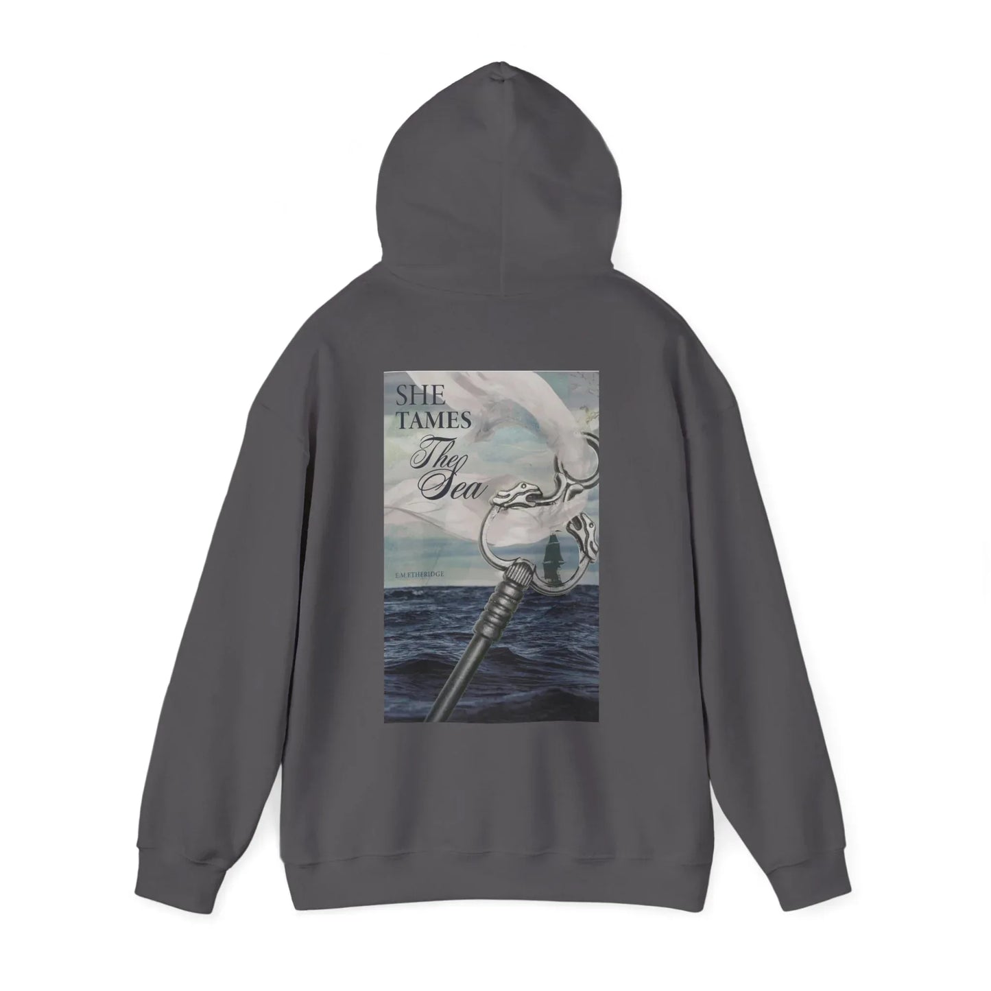 *SPECIAL RQST* Indie Books on the Road Hooded Sweatshirt - She Tames the Sea Cover - The Dreamer's Bookshop.