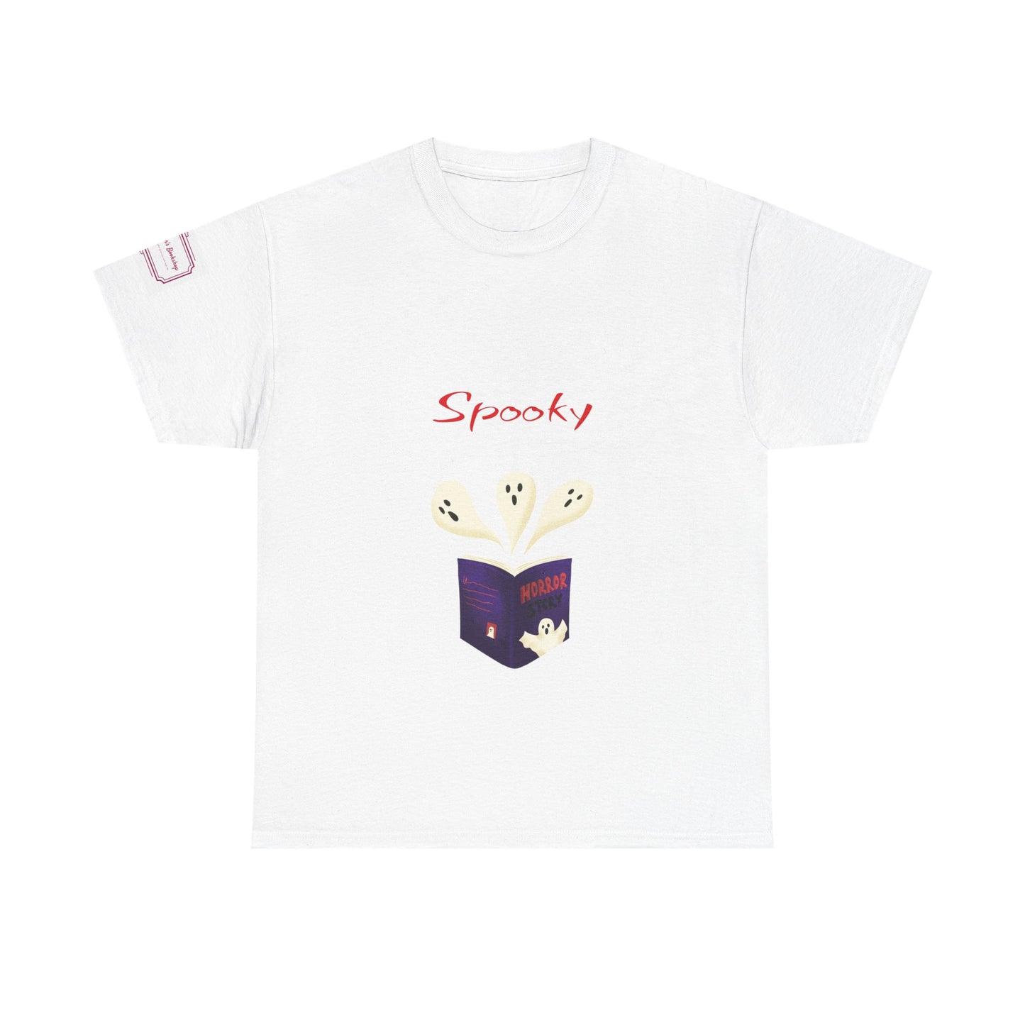 UK - Fiction -  Unisex Heavy Cotton Tee - Spooky Books