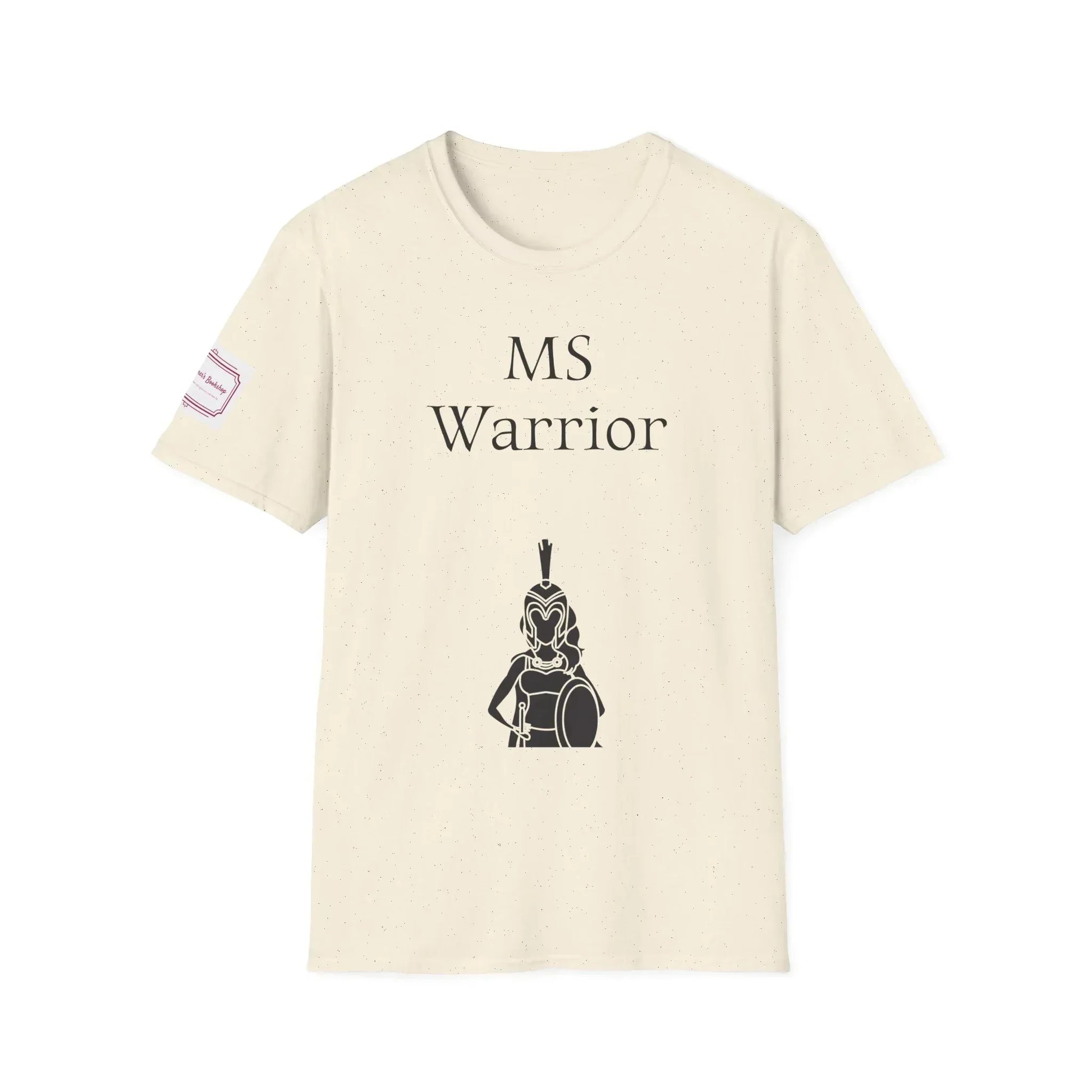 M.S. Warrior Unisex Softstyle T-Shirt - Empowering Graphic Tee for Women's Health Awareness - The Dreamer's Bookshop.