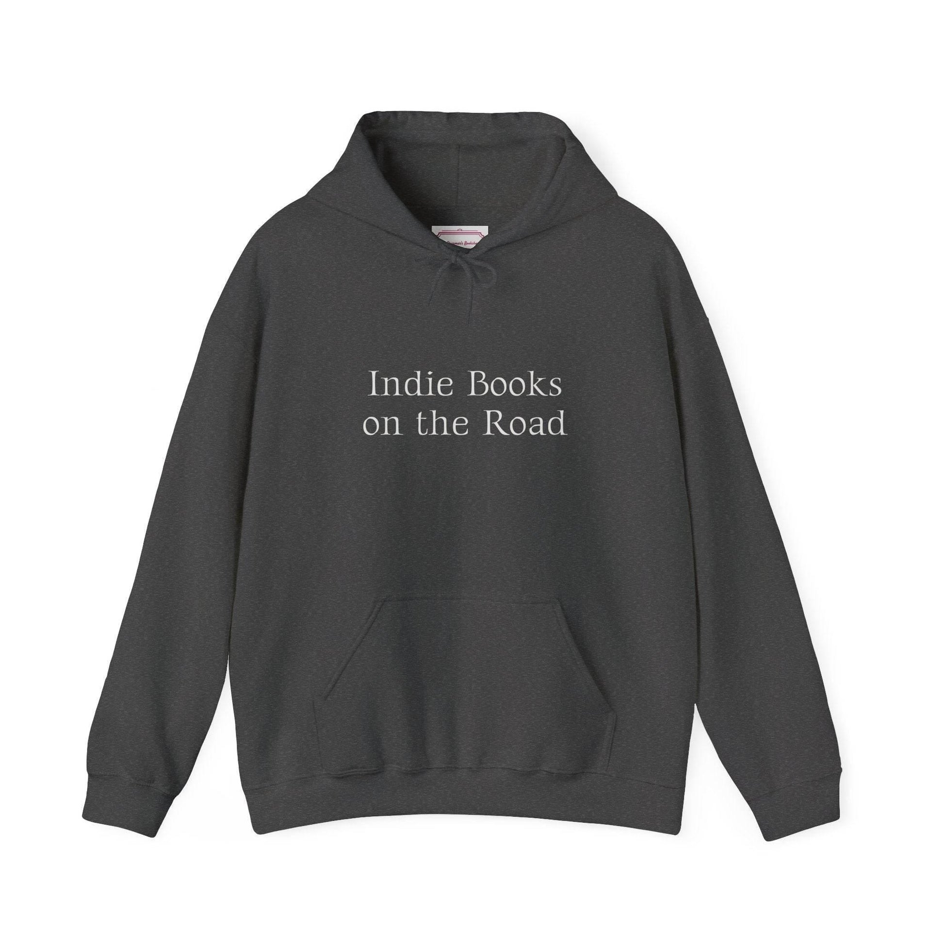 Indie Books on the Road Hooded Sweatshirt - Perfect for Book Lovers - The Dreamer's Bookshop.