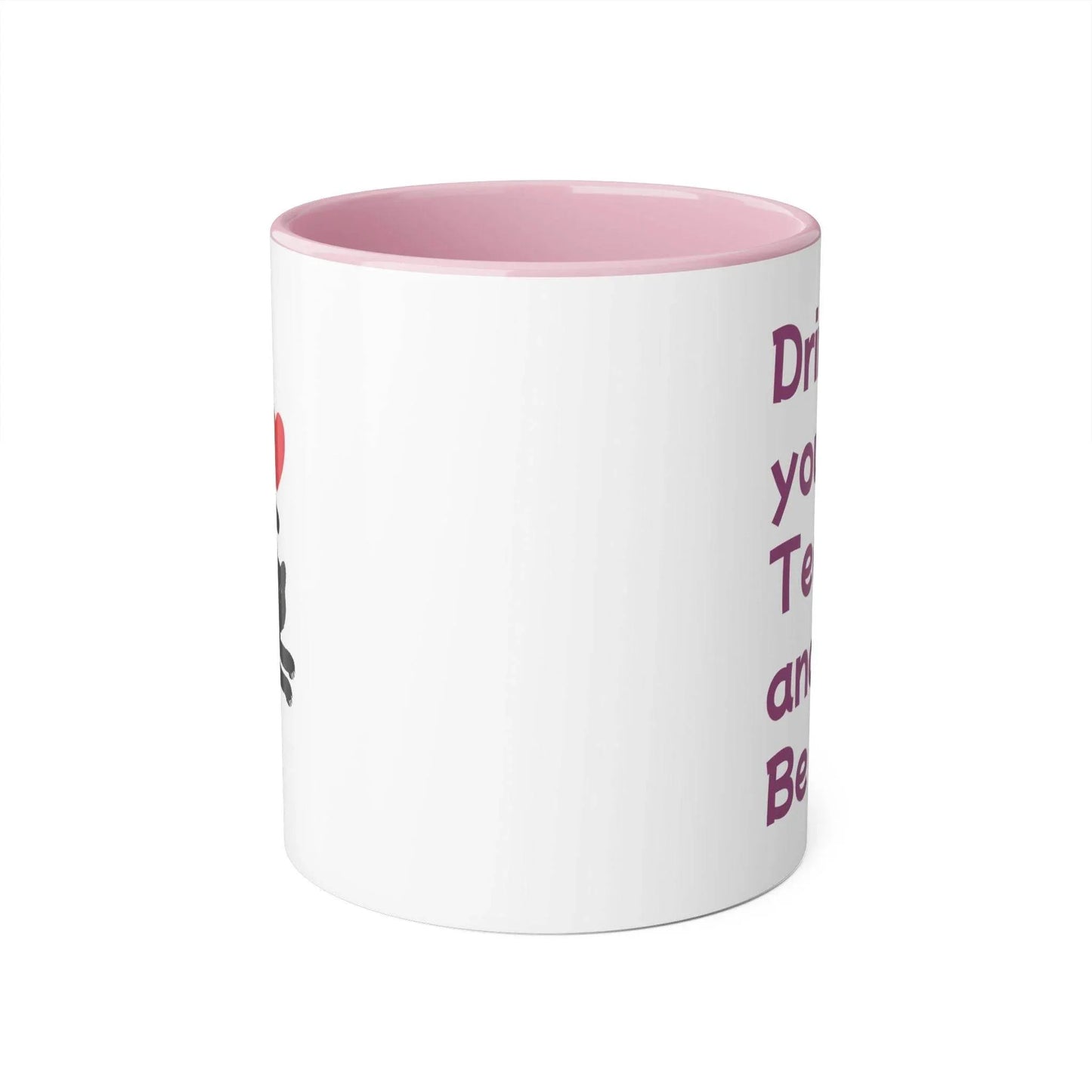 Drink your Tea Mug - 11oz Tea Cup for Cat Lovers - The Dreamer's Bookshop.