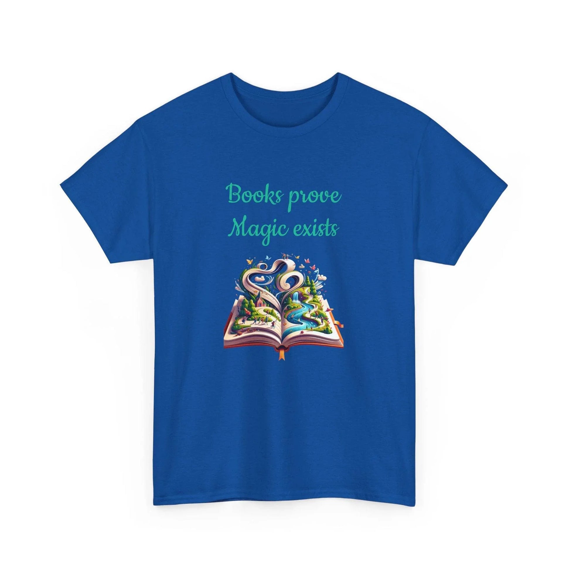 Magic Exists -A Unisex Heavy Cotton Tee - Perfect Gift for Book Lovers - The Dreamer's Bookshop.