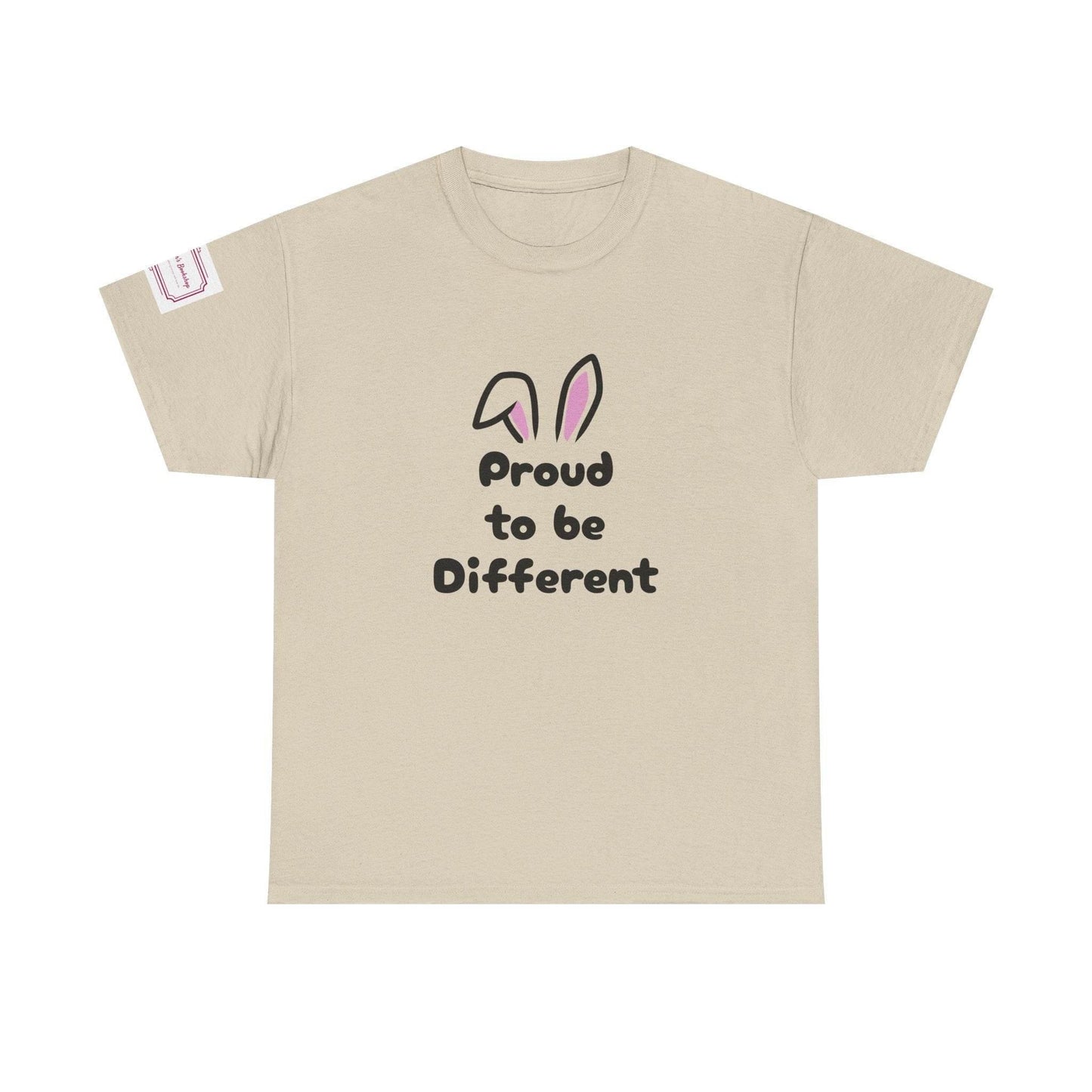 Proud to Be Different Unisex Heavy Cotton Tee – Celebrate Uniqueness - The Dreamer's Bookshop.